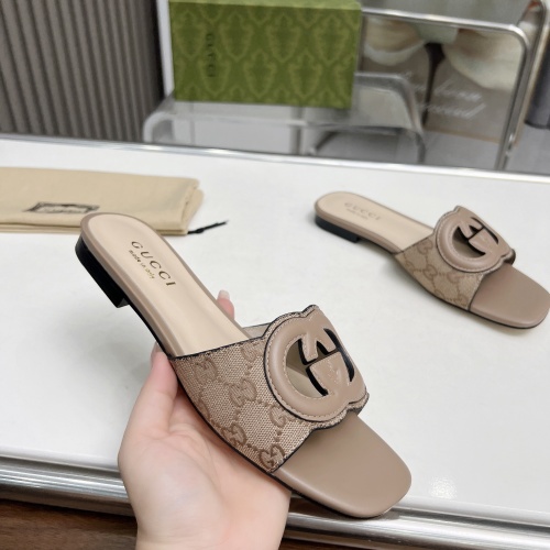 Replica Gucci Slippers For Women #1210650 $85.00 USD for Wholesale