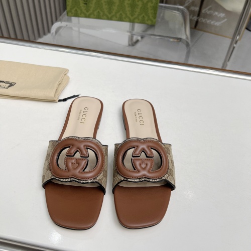 Replica Gucci Slippers For Women #1210651 $85.00 USD for Wholesale