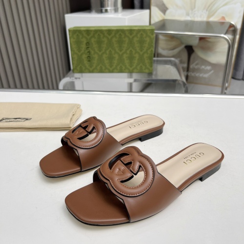 Wholesale Gucci Slippers For Women #1210655 $85.00 USD, Wholesale Quality Replica Gucci Slippers