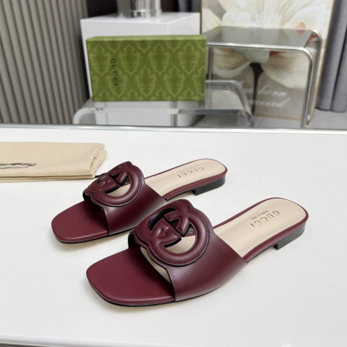 Wholesale Gucci Slippers For Women #1210656 $85.00 USD, Wholesale Quality Replica Gucci Slippers