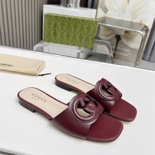 Replica Gucci Slippers For Women #1210656 $85.00 USD for Wholesale