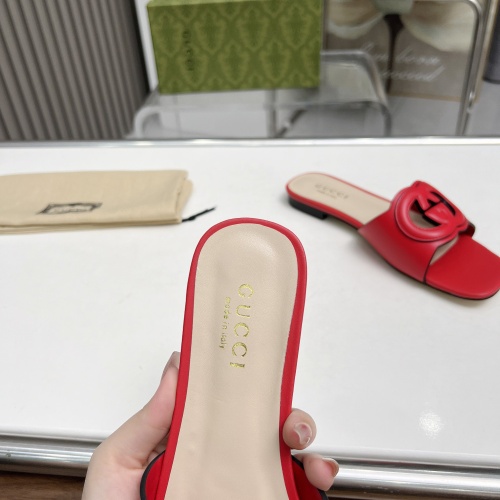 Replica Gucci Slippers For Women #1210657 $85.00 USD for Wholesale