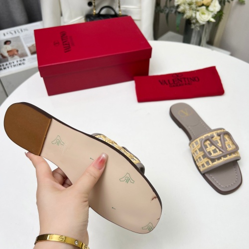 Replica Valentino Slippers For Women #1210666 $82.00 USD for Wholesale