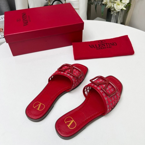 Replica Valentino Slippers For Women #1210668 $82.00 USD for Wholesale