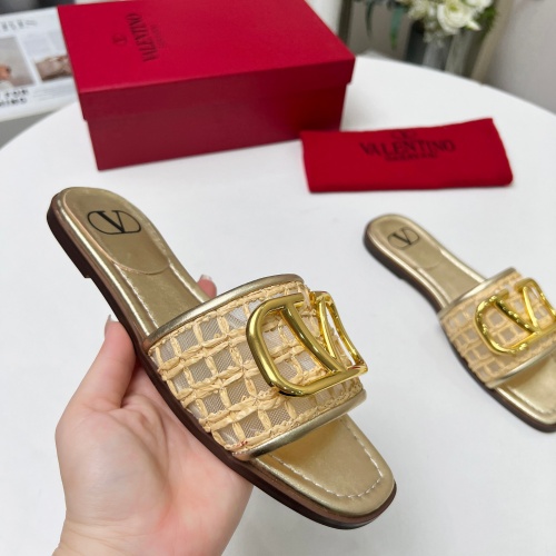 Replica Valentino Slippers For Women #1210671 $82.00 USD for Wholesale