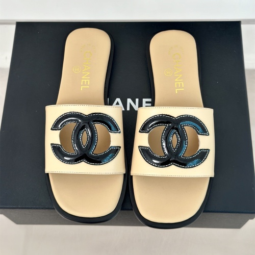 Wholesale Chanel Slippers For Women #1210758 $105.00 USD, Wholesale Quality Replica Chanel Slippers