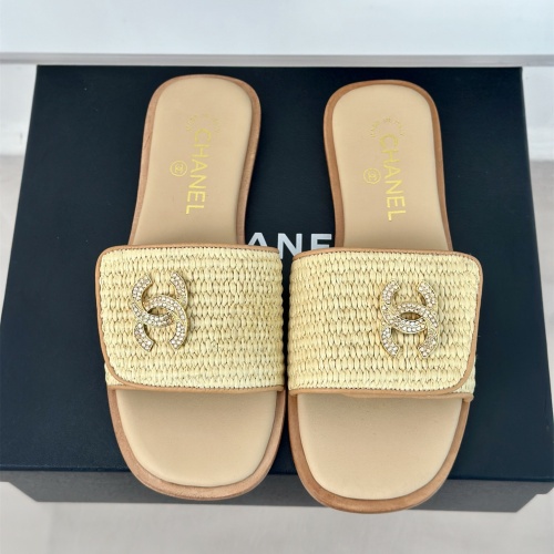 Wholesale Chanel Slippers For Women #1210761 $108.00 USD, Wholesale Quality Replica Chanel Slippers