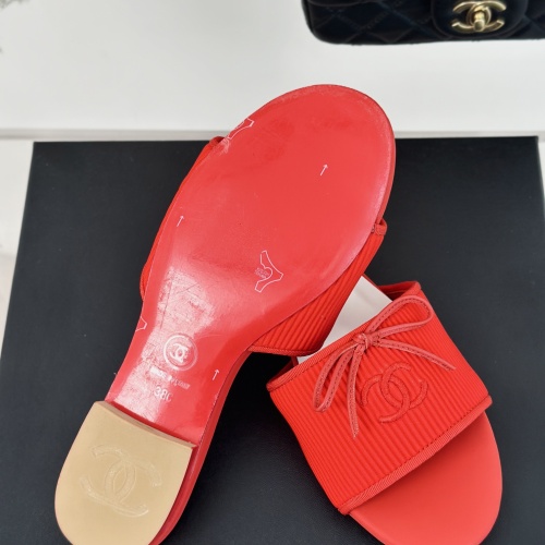 Replica Chanel Slippers For Women #1210764 $92.00 USD for Wholesale