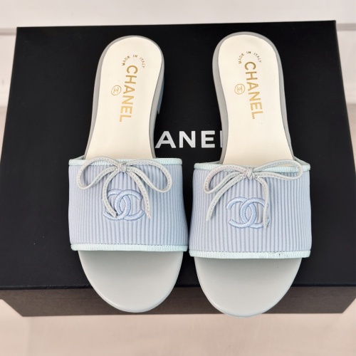 Wholesale Chanel Slippers For Women #1210765 $92.00 USD, Wholesale Quality Replica Chanel Slippers