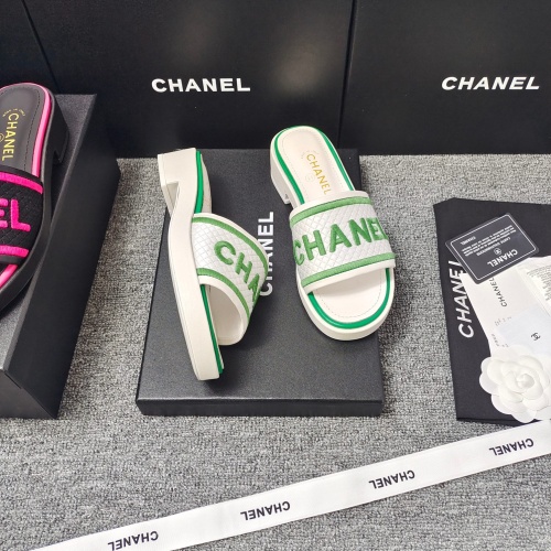 Wholesale Chanel Slippers For Women #1210772 $98.00 USD, Wholesale Quality Replica Chanel Slippers