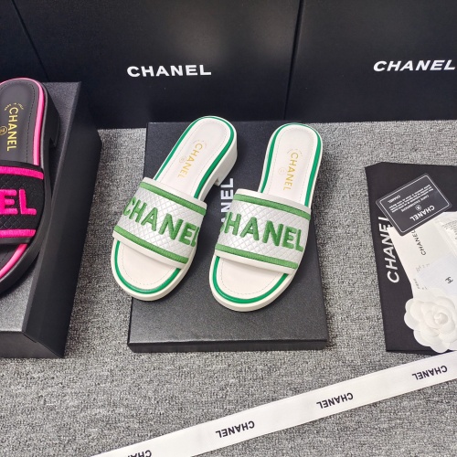 Replica Chanel Slippers For Women #1210772 $98.00 USD for Wholesale