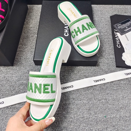 Replica Chanel Slippers For Women #1210772 $98.00 USD for Wholesale