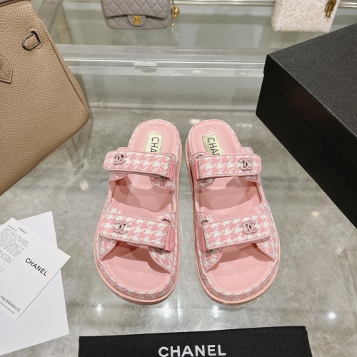 Wholesale Chanel Slippers For Women #1210786 $112.00 USD, Wholesale Quality Replica Chanel Slippers