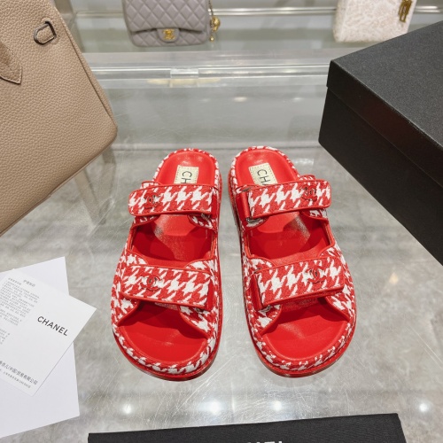 Wholesale Chanel Slippers For Women #1210787 $112.00 USD, Wholesale Quality Replica Chanel Slippers