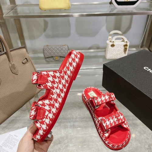 Replica Chanel Slippers For Women #1210787 $112.00 USD for Wholesale