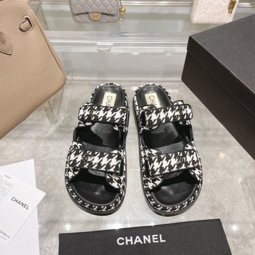 Wholesale Chanel Slippers For Women #1210790 $112.00 USD, Wholesale Quality Replica Chanel Slippers