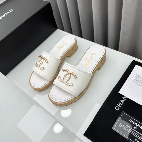 Wholesale Chanel Slippers For Women #1210798 $96.00 USD, Wholesale Quality Replica Chanel Slippers