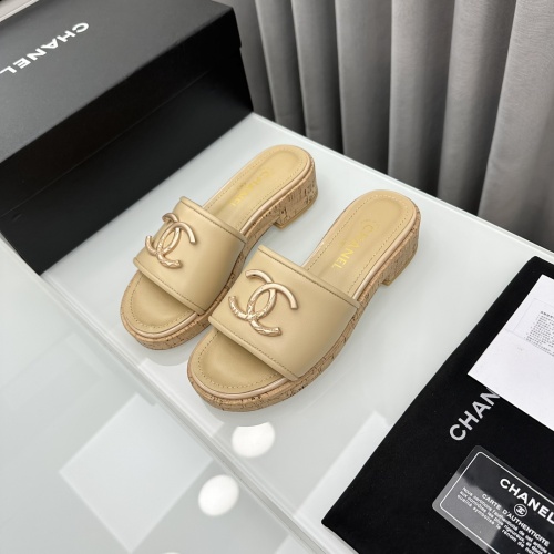 Wholesale Chanel Slippers For Women #1210799 $96.00 USD, Wholesale Quality Replica Chanel Slippers