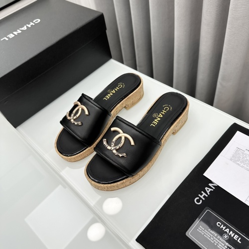 Wholesale Chanel Slippers For Women #1210802 $96.00 USD, Wholesale Quality Replica Chanel Slippers