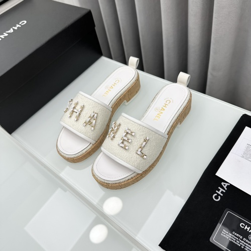 Wholesale Chanel Slippers For Women #1210812 $96.00 USD, Wholesale Quality Replica Chanel Slippers