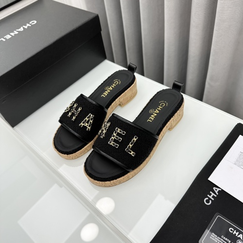 Wholesale Chanel Slippers For Women #1210813 $96.00 USD, Wholesale Quality Replica Chanel Slippers