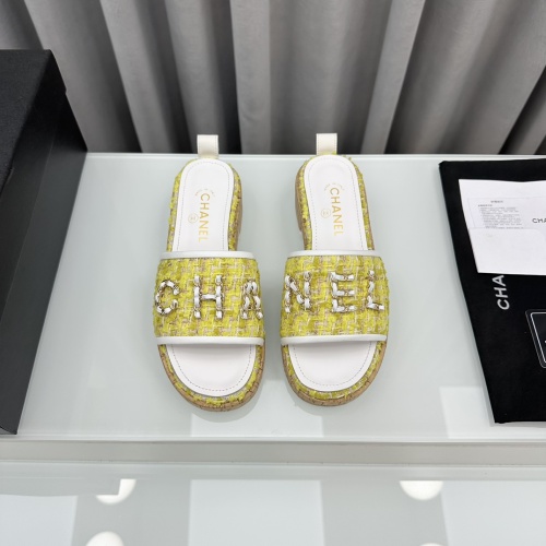 Replica Chanel Slippers For Women #1210814 $96.00 USD for Wholesale