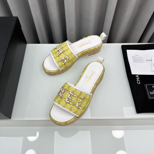 Replica Chanel Slippers For Women #1210814 $96.00 USD for Wholesale