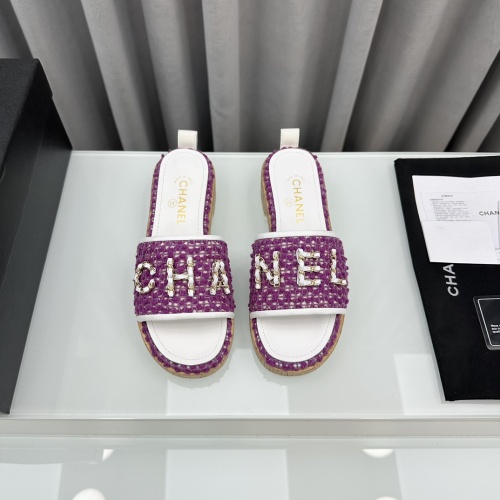 Replica Chanel Slippers For Women #1210816 $96.00 USD for Wholesale