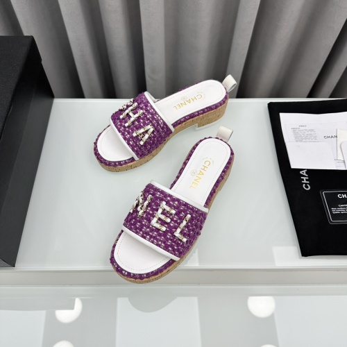 Replica Chanel Slippers For Women #1210816 $96.00 USD for Wholesale