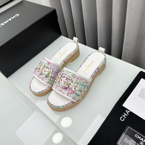 Wholesale Chanel Slippers For Women #1210817 $96.00 USD, Wholesale Quality Replica Chanel Slippers