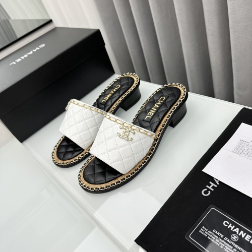 Wholesale Chanel Slippers For Women #1210831 $105.00 USD, Wholesale Quality Replica Chanel Slippers