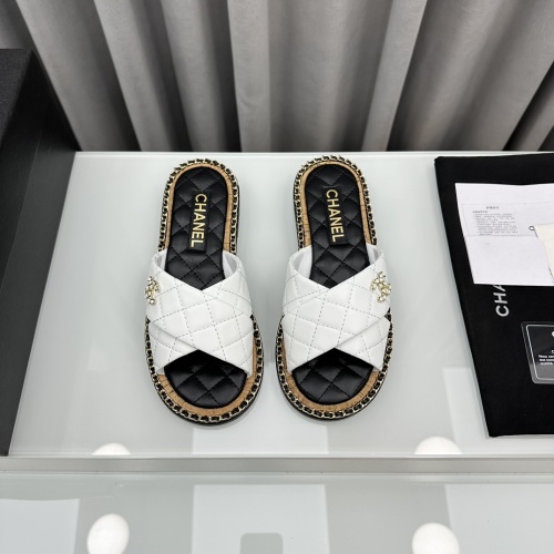 Replica Chanel Slippers For Women #1210833 $105.00 USD for Wholesale