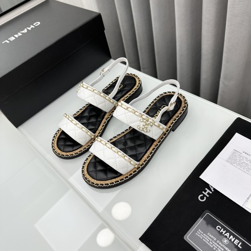 Wholesale Chanel Sandal For Women #1210835 $105.00 USD, Wholesale Quality Replica Chanel Sandal