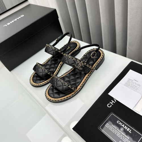 Wholesale Chanel Sandal For Women #1210836 $105.00 USD, Wholesale Quality Replica Chanel Sandal