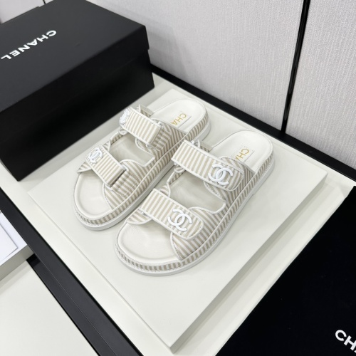 Wholesale Chanel Slippers For Women #1210928 $108.00 USD, Wholesale Quality Replica Chanel Slippers