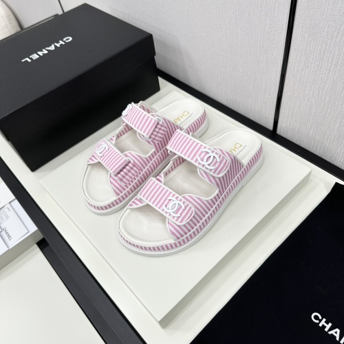 Wholesale Chanel Slippers For Women #1210929 $108.00 USD, Wholesale Quality Replica Chanel Slippers