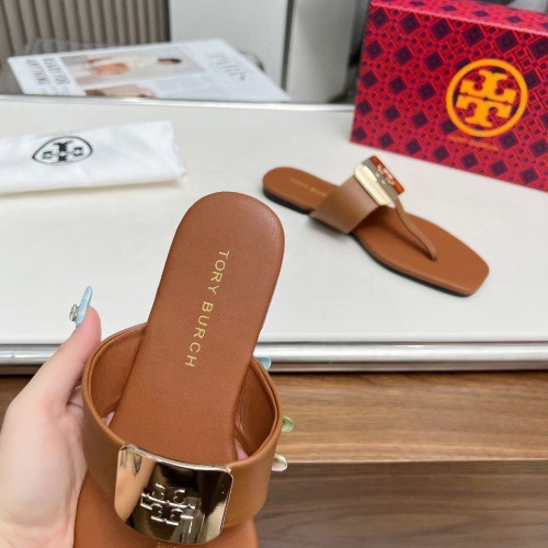 Replica Tory Burch TB Slippers For Women #1210967 $80.00 USD for Wholesale