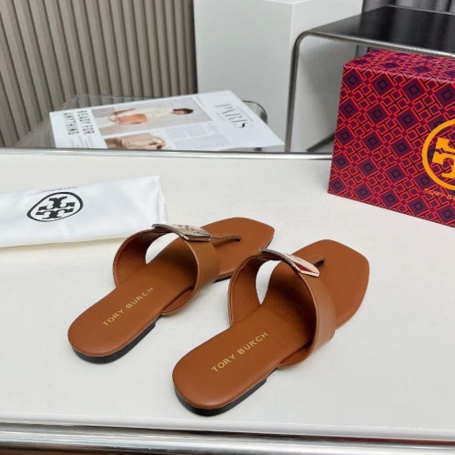 Replica Tory Burch TB Slippers For Women #1210967 $80.00 USD for Wholesale