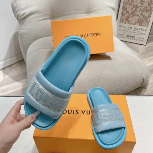 Replica Louis Vuitton Slippers For Women #1210986 $82.00 USD for Wholesale