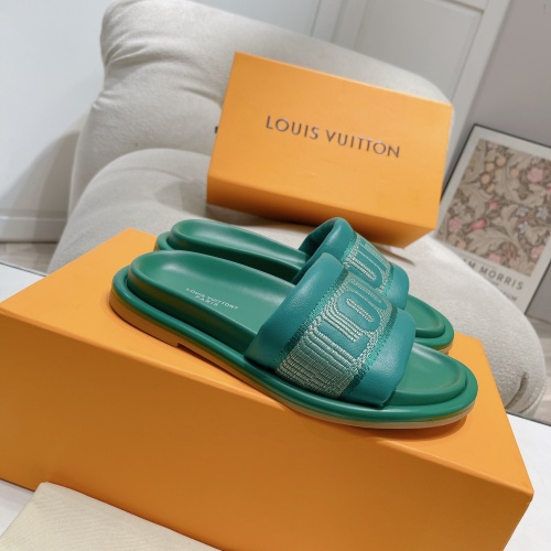 Replica Louis Vuitton Slippers For Women #1210989 $82.00 USD for Wholesale