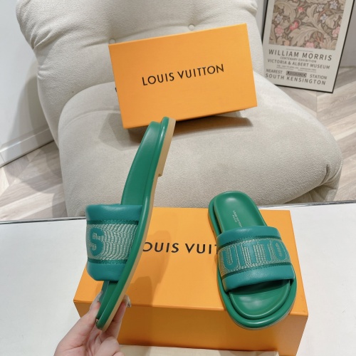 Replica Louis Vuitton Slippers For Women #1210989 $82.00 USD for Wholesale