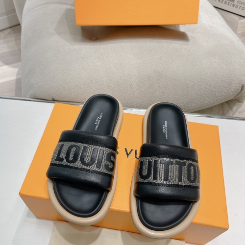 Wholesale Louis Vuitton Slippers For Women #1210991 $82.00 USD, Wholesale Quality Replica Louis Vuitton Slippers