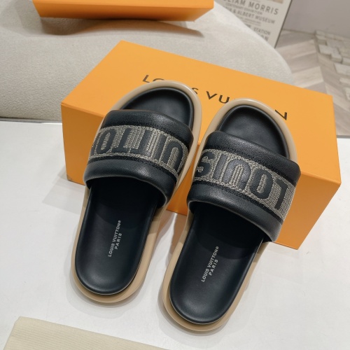 Replica Louis Vuitton Slippers For Women #1210991 $82.00 USD for Wholesale