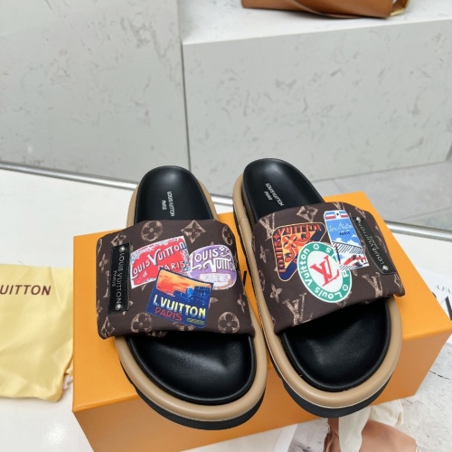 Wholesale Louis Vuitton Slippers For Women #1210999 $72.00 USD, Wholesale Quality Replica Louis Vuitton Slippers