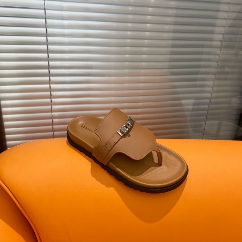 Replica Hermes Slippers For Women #1211005 $102.00 USD for Wholesale