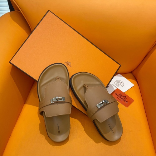 Replica Hermes Slippers For Women #1211005 $102.00 USD for Wholesale