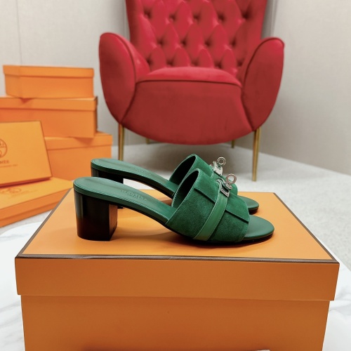 Replica Hermes Slippers For Women #1211014 $102.00 USD for Wholesale