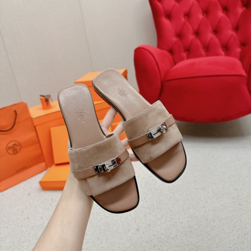 Wholesale Hermes Slippers For Women #1211015 $102.00 USD, Wholesale Quality Replica Hermes Slippers