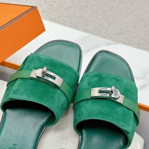 Replica Hermes Slippers For Women #1211016 $102.00 USD for Wholesale