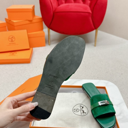 Replica Hermes Slippers For Women #1211016 $102.00 USD for Wholesale